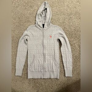 U.S. Polo Assn. Zip up hoodie Gray XS